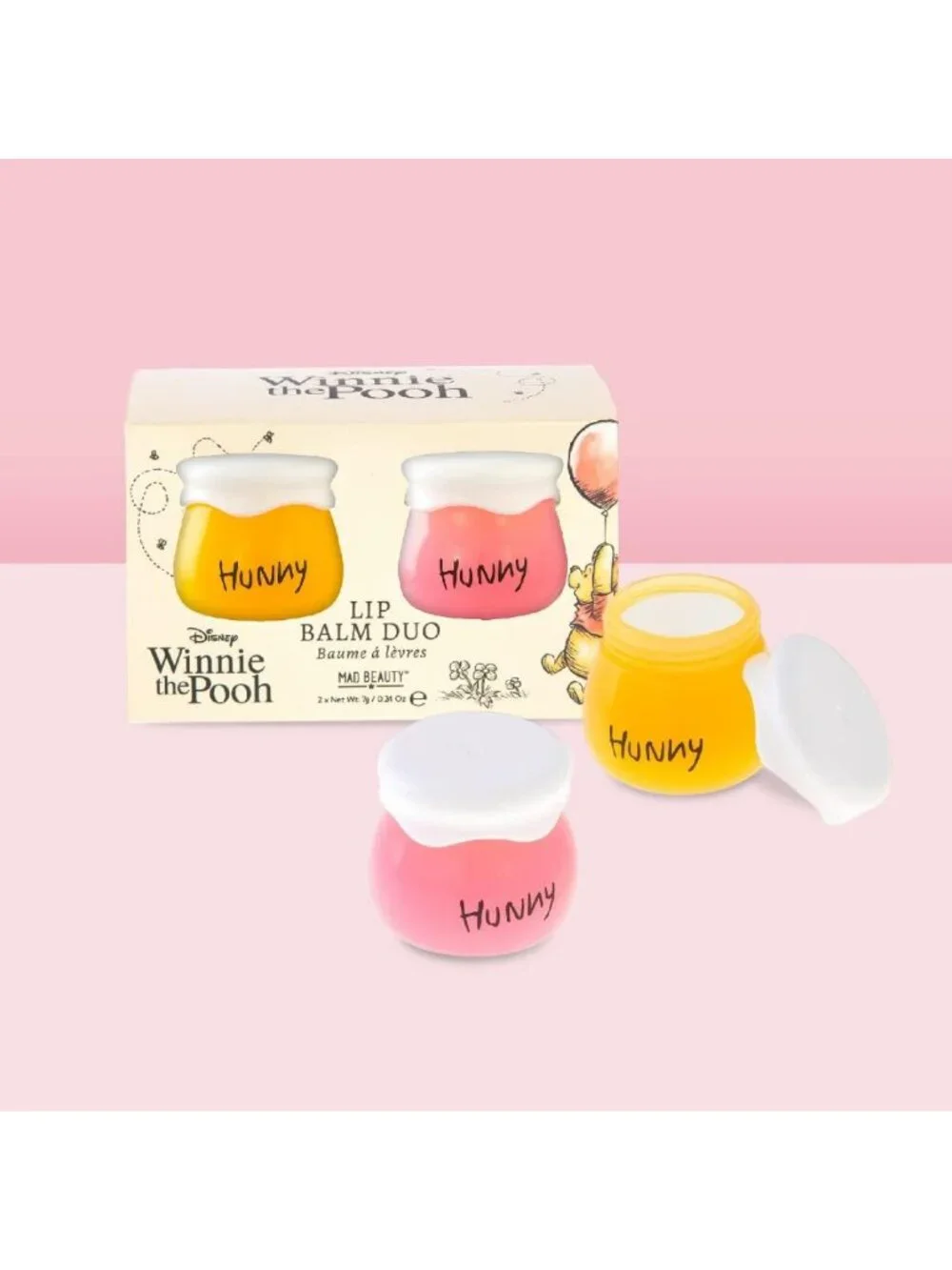 Winnie the Pooh Honey Pot Lip Balm Duo | Cruelty-Free Vanilla & Honey Scents